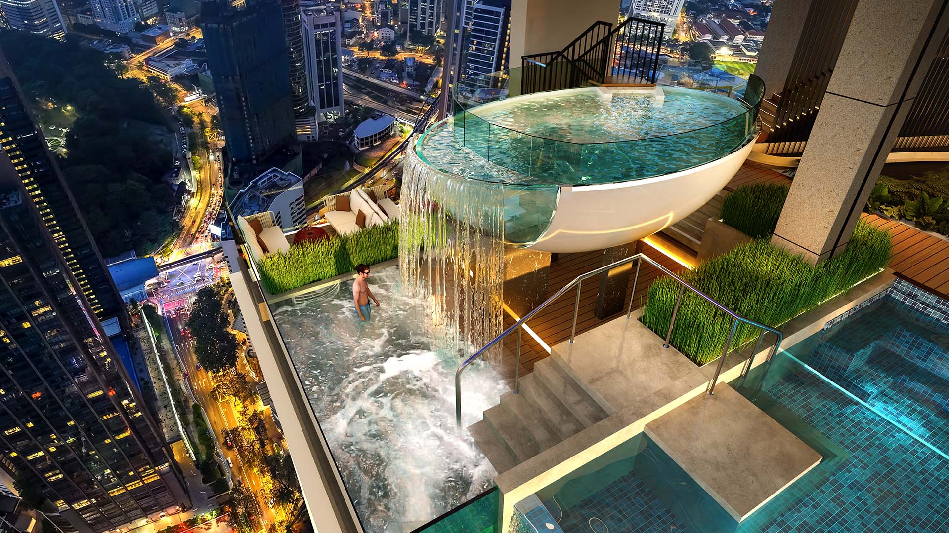 L76 Elevated Heated Pool